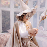 "Champagne Gold Sequins” Cat mask