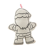 Ornaments for Coloring - Santa Klaus and Tree