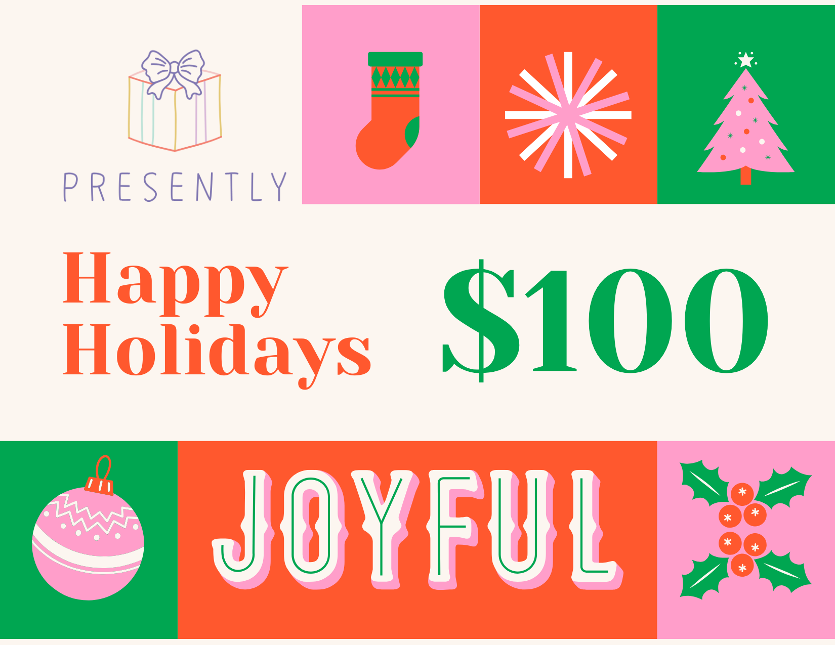 Presently Holiday Gift Card