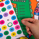 Multiplication learning poster with stickers from OMY school