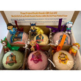 12 XL All natural Bath Bomb Fizzies with surprise Paws Patrol figure inside