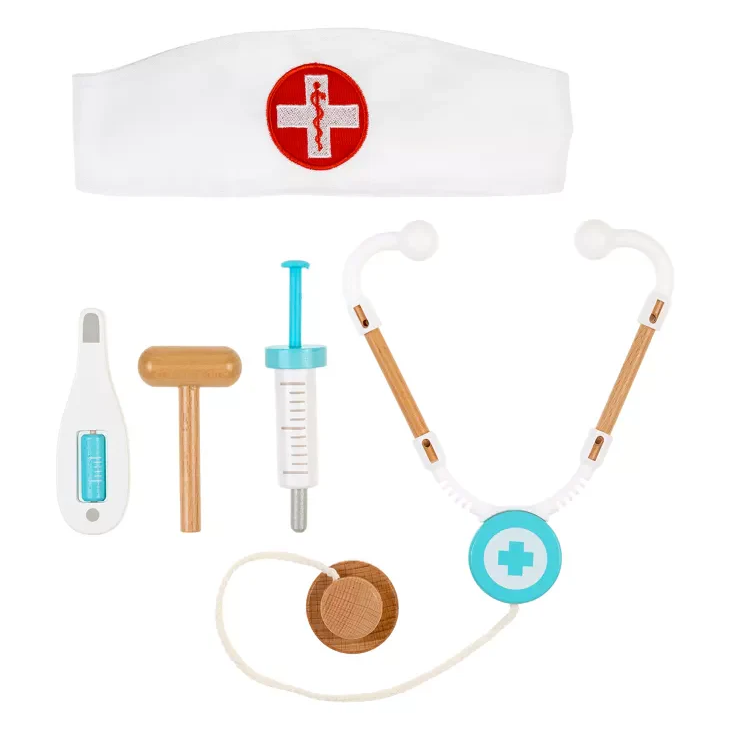 Doctor set Costume Set for Children – Includes Accessories for Role-Play & Entertainment - sz 4-7 yrs