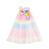 Unicorn Costume Cape Set w/ headband & wand - Role-Play for Children(2 sizes)