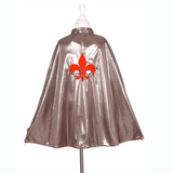 Knight - Red dragon reversible cape (sz 4-7 yrs)