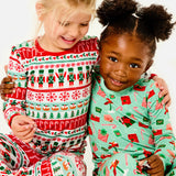 Long Sleeve Pajama Set - Santa Mail