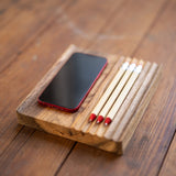 Oak Phone and Pen Tray | University of Alabama
