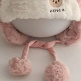 Children's Bear Ear Fluffy Hat