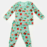 Long Sleeve Pajama Set - Santa Mail