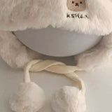Children's Bear Ear Fluffy Hat