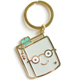 Knowledge is Power Travel Buddies Keychain + Pin Gift Set