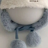 Children's Bear Ear Fluffy Hat