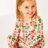Long Sleeve Pajama Set - Candy Canes
