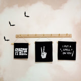 “Creepin’ It Real” Handmade Halloween Hang Sign