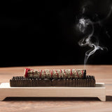 Wooden Incense Holder with Bronze Casting