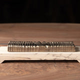 Wooden Incense Holder with Bronze Casting