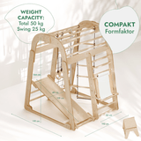 Indoor Wooden Playground for Children with Art Station