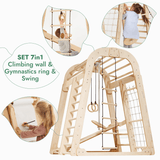 Indoor Wooden Playground for Children with Art Station