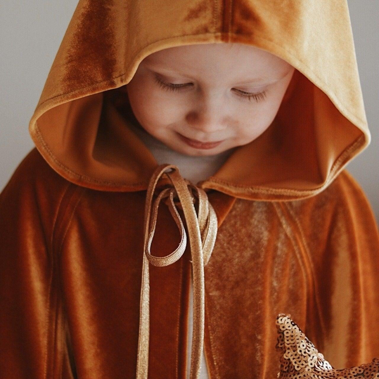 “Little Gold Riding Hood” Magic Cape