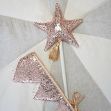 “Rose Gold” Crown and Wand Magic Set
