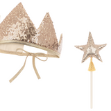 “Rose Gold” Crown and Wand Magic Set