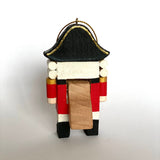Handmade Wooden Christmas Ornament Nutcracker