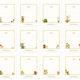 2026 Forest Friends Paper Desk Calendar