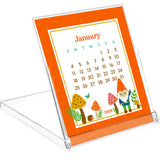 2026 Forest Friends Paper Desk Calendar