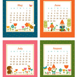 2026 Forest Friends Paper Desk Calendar