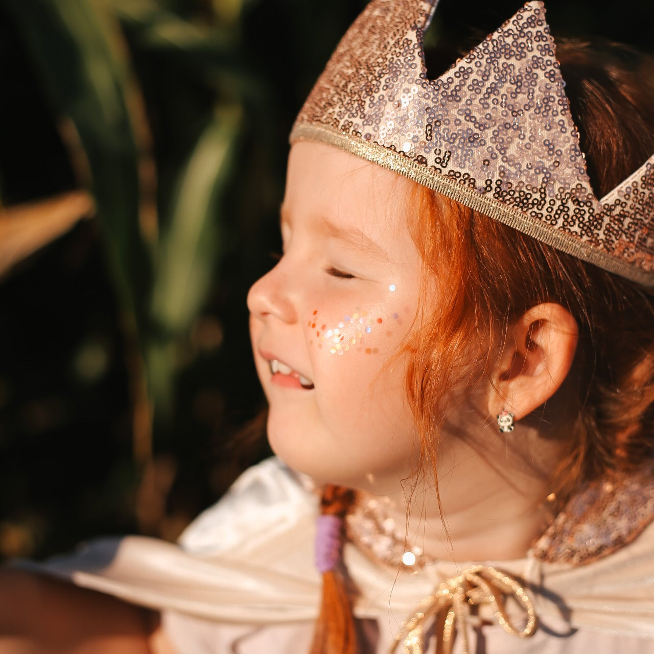 “Rose Gold Sequins” Crown