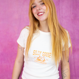 “Silly Goose University” Embroidered Shirt