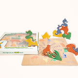 Wooden Chinese Zodiac Animals – Stacking Toy & Puzzle