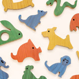 Wooden Chinese Zodiac Animals – Stacking Toy & Puzzle