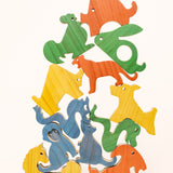 Wooden Chinese Zodiac Animals – Stacking Toy & Puzzle